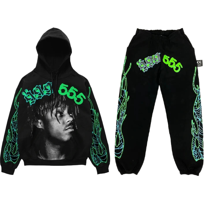 Spider 999 Club Young Thug Tracksuit Black