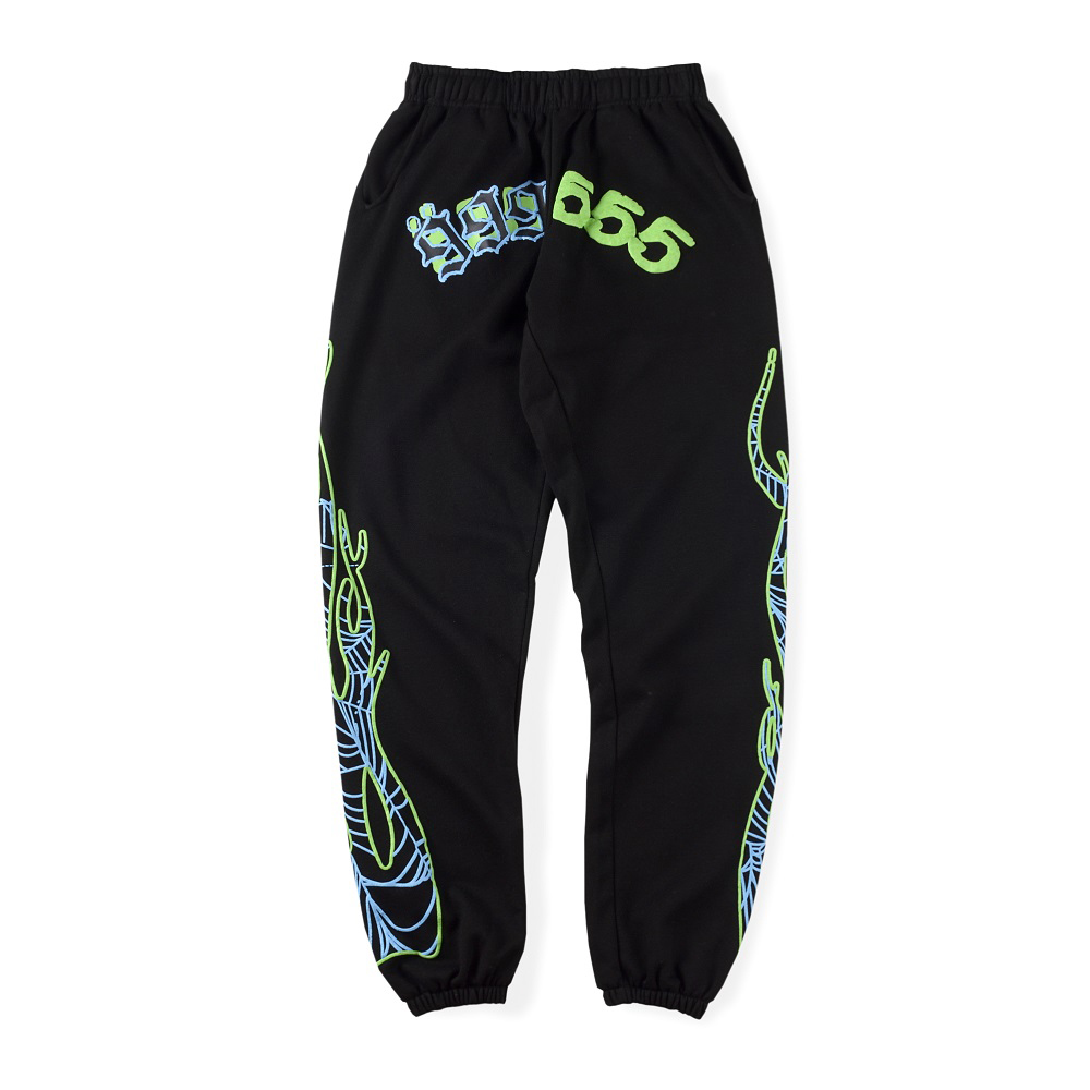 Sp5der Juice World 999 Sweatpants Black